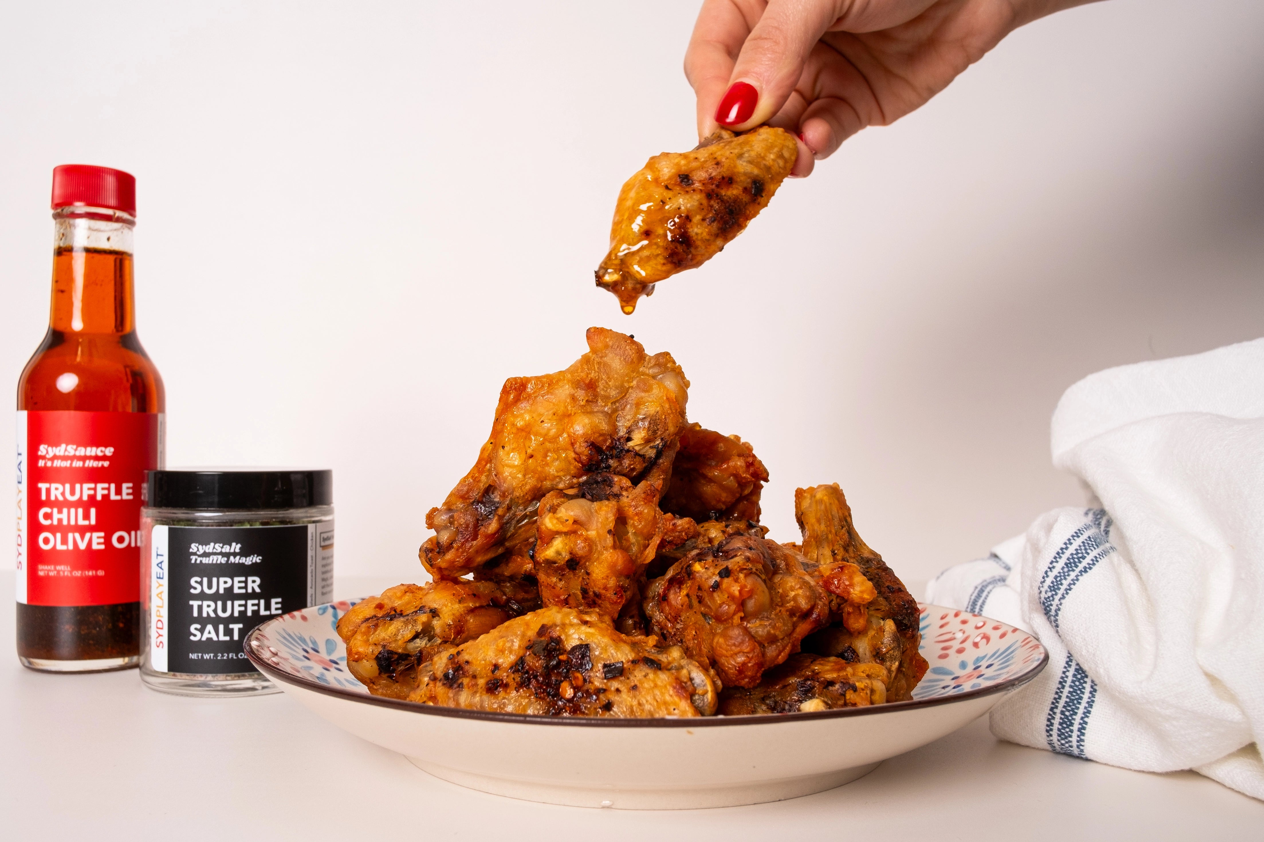 Crispy Truffle Chicken Wings - SydPlayEat - SydSauce & SydSalt