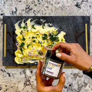 Butter_Board_Black_Truffle_Chive_Blossoms_Gourmet_SydPlayEat_SydSalt