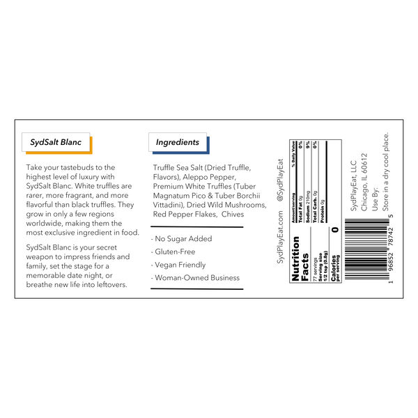 White Truffle Salt - SydSalt