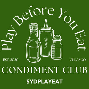 Condiment Club Logo Play Before You Eat SydPlayEat