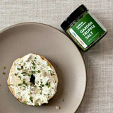 SydSalt Garden Herb Hunter on Bagel with Cream Cheese