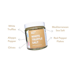 SydSalt Blanc White Truffle Seasoning Salt Ingredients