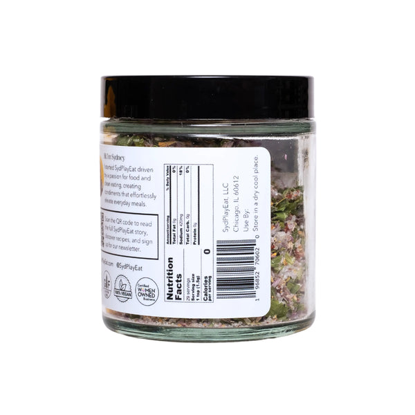 An image showing a container of gourmet blossom truffle salt.