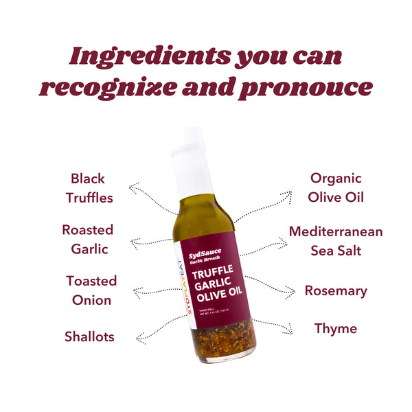 SydSauce Garlic Breath - Truffle Garlic Olive Oil