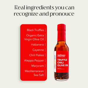 SydSauce It's Hot Black Truffle Chili Olive Oil