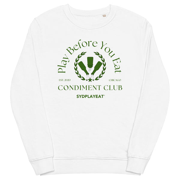 "Play Before You Eat" Condiment Club Sweatshirt by SydPlayEat