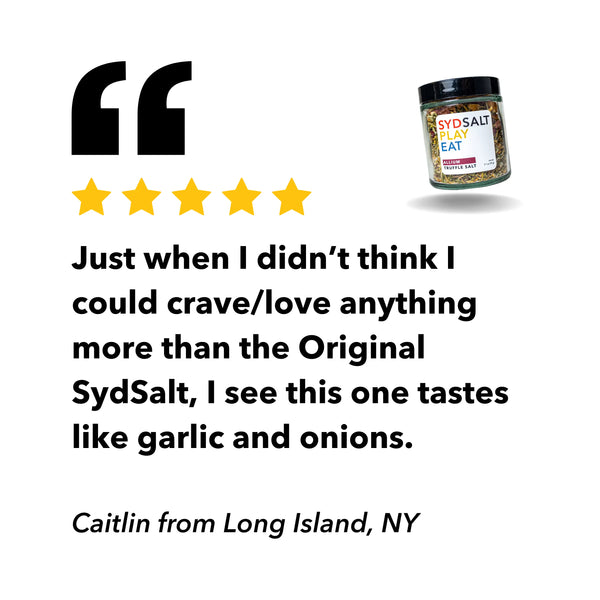 SydSalt Garlic Breath - Garlic Truffle Seasoning Salt